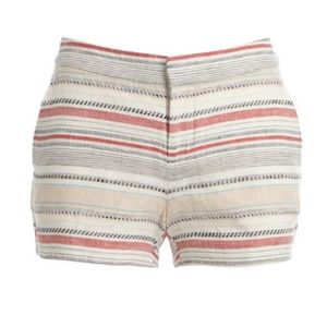 Joie Merci Embroidered Linen Shorts